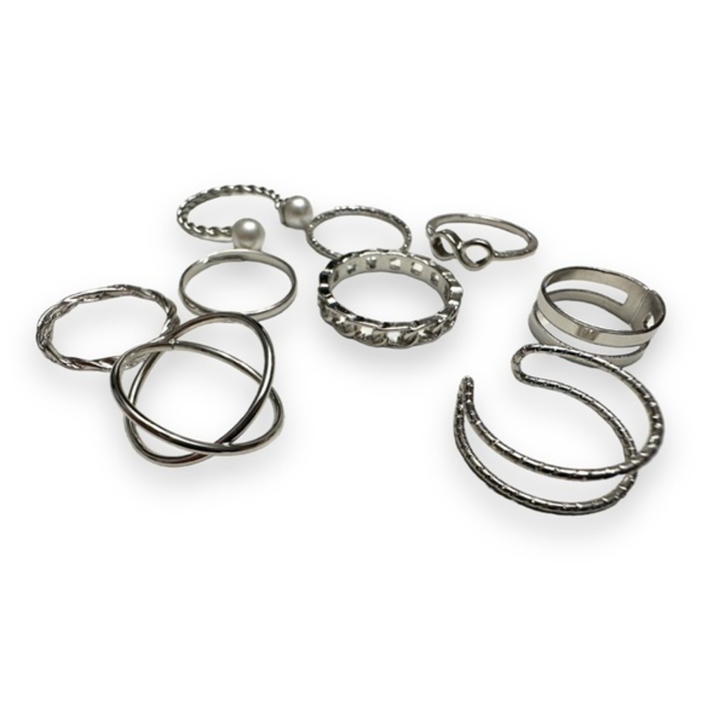 4/$25 - Set of 9 Layering Rings